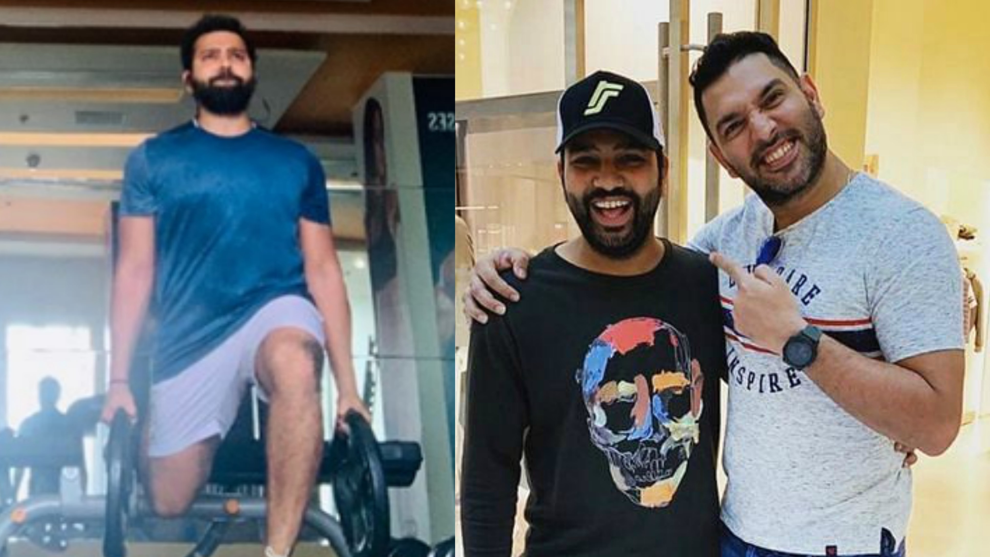 Yuvraj Singh hilariously reacts to Rohit Sharma's latest workout Instagram post