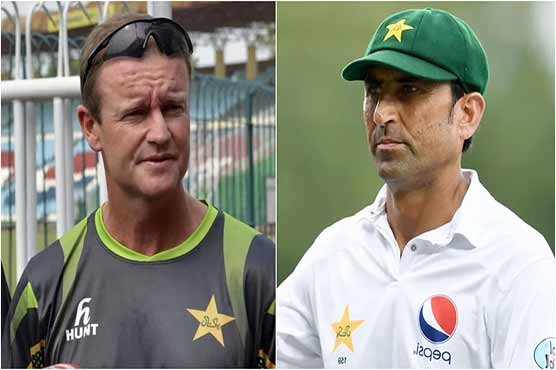 Younis Khan and Grant Flower | Twitter