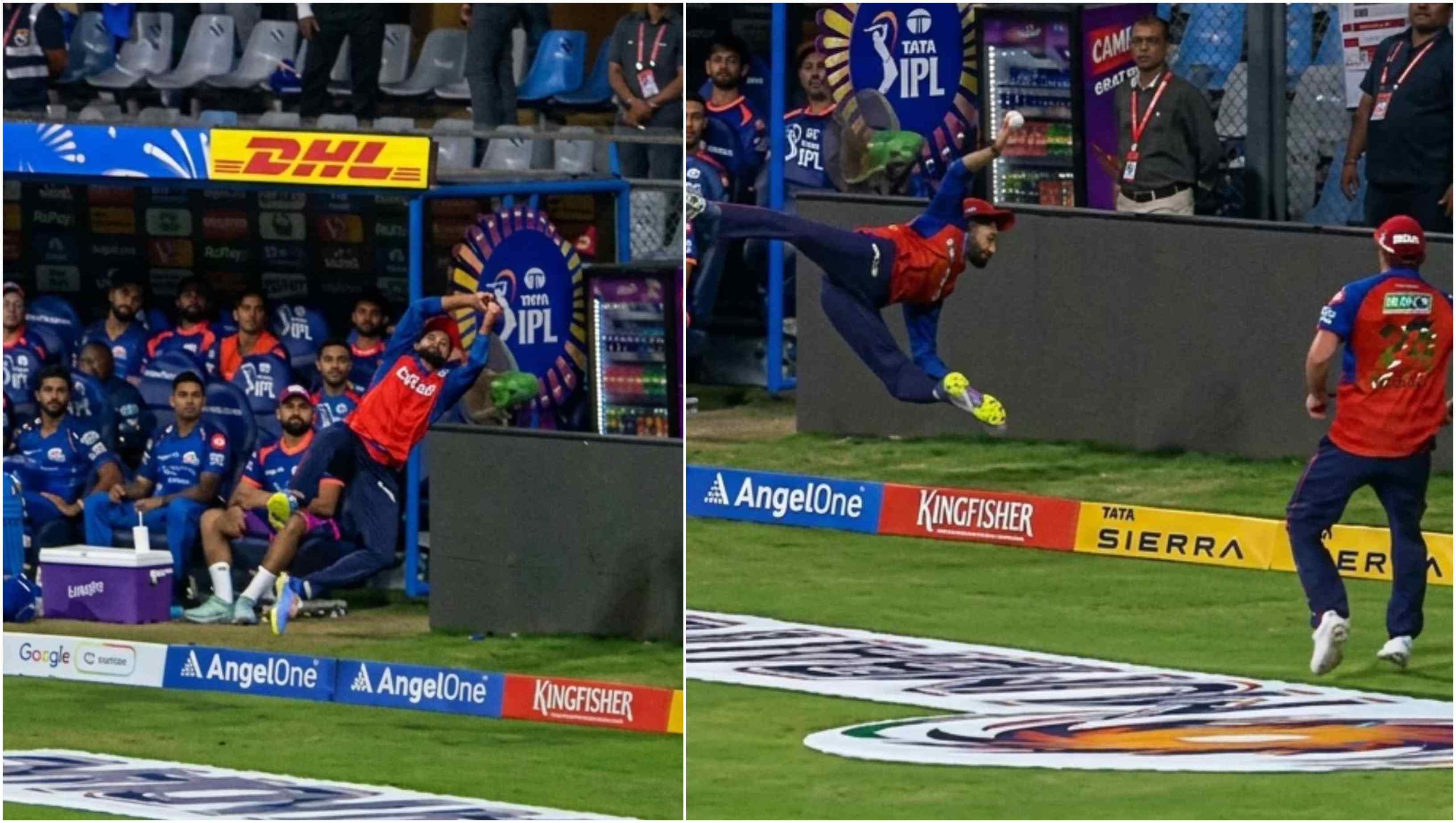 Shreyas Iyer's fielding brilliance to dismiss Hardik Pandya | Screengrabs