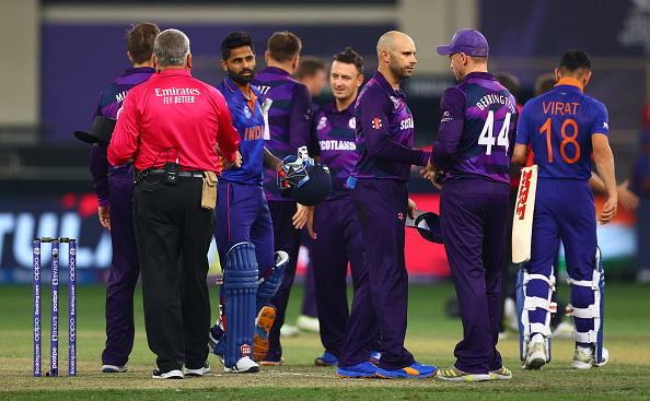 Scotland suffered 8-wicket loss against India | Getty 