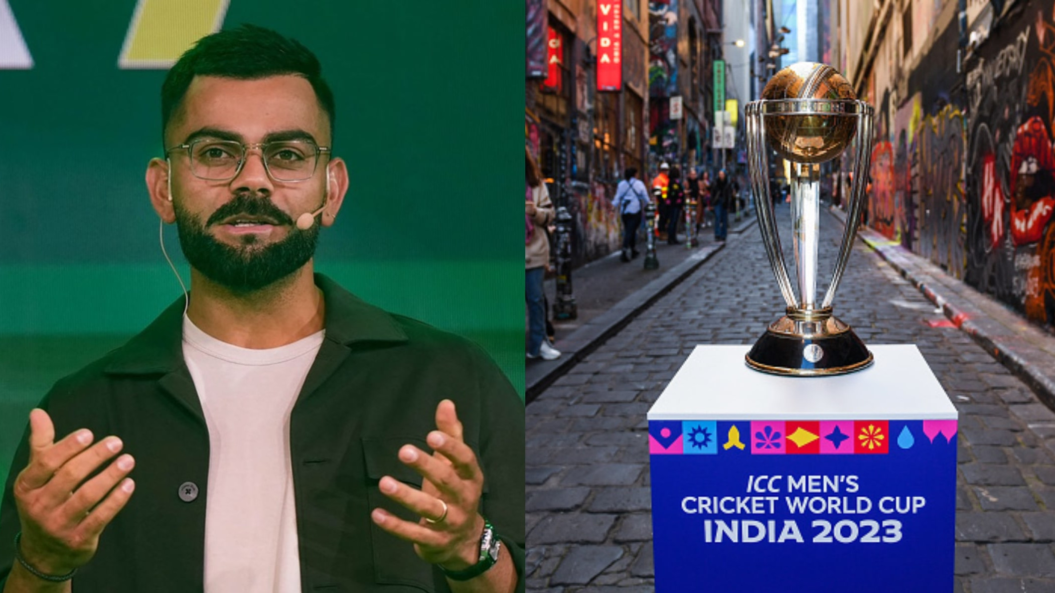 CWC 2023: “World Cup is a challenge that excites me”- Virat Kohli says players are eager to win the trophy