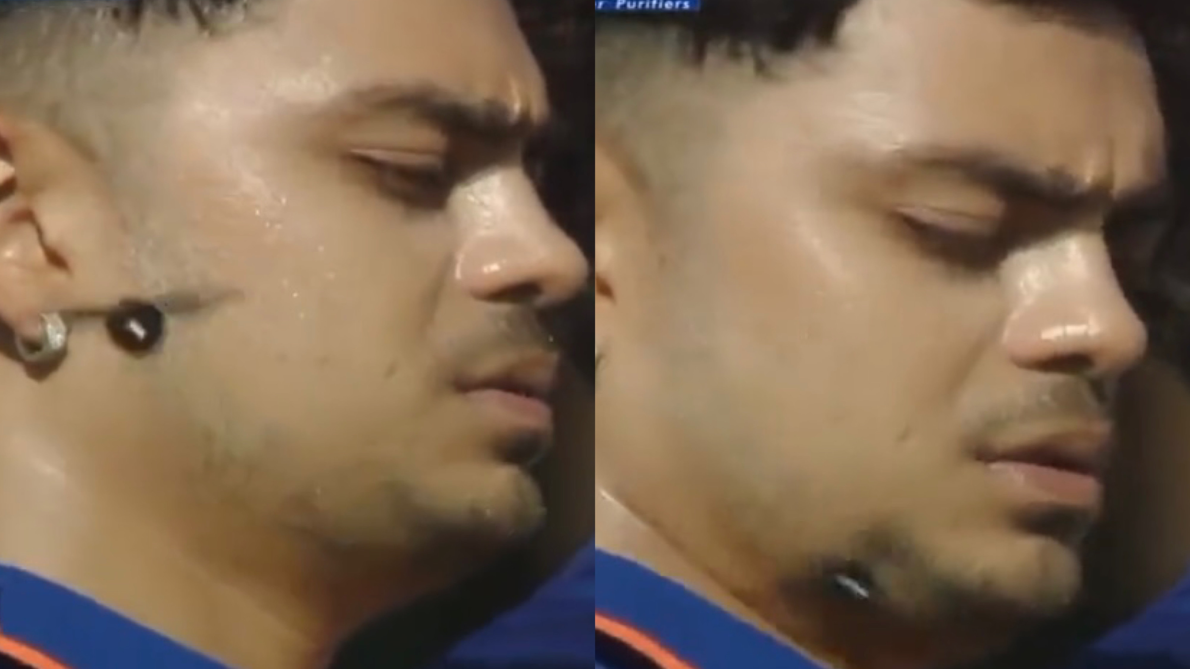ZIM v IND 2022: WATCH - Ishan Kishan gets distracted by a bug while singing India's national anthem