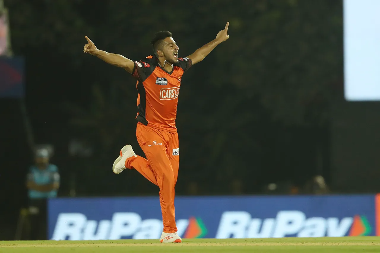 Umran Malik scalped 10 wickets in 7 matches so far in the IPL 15| BCCI-IPL