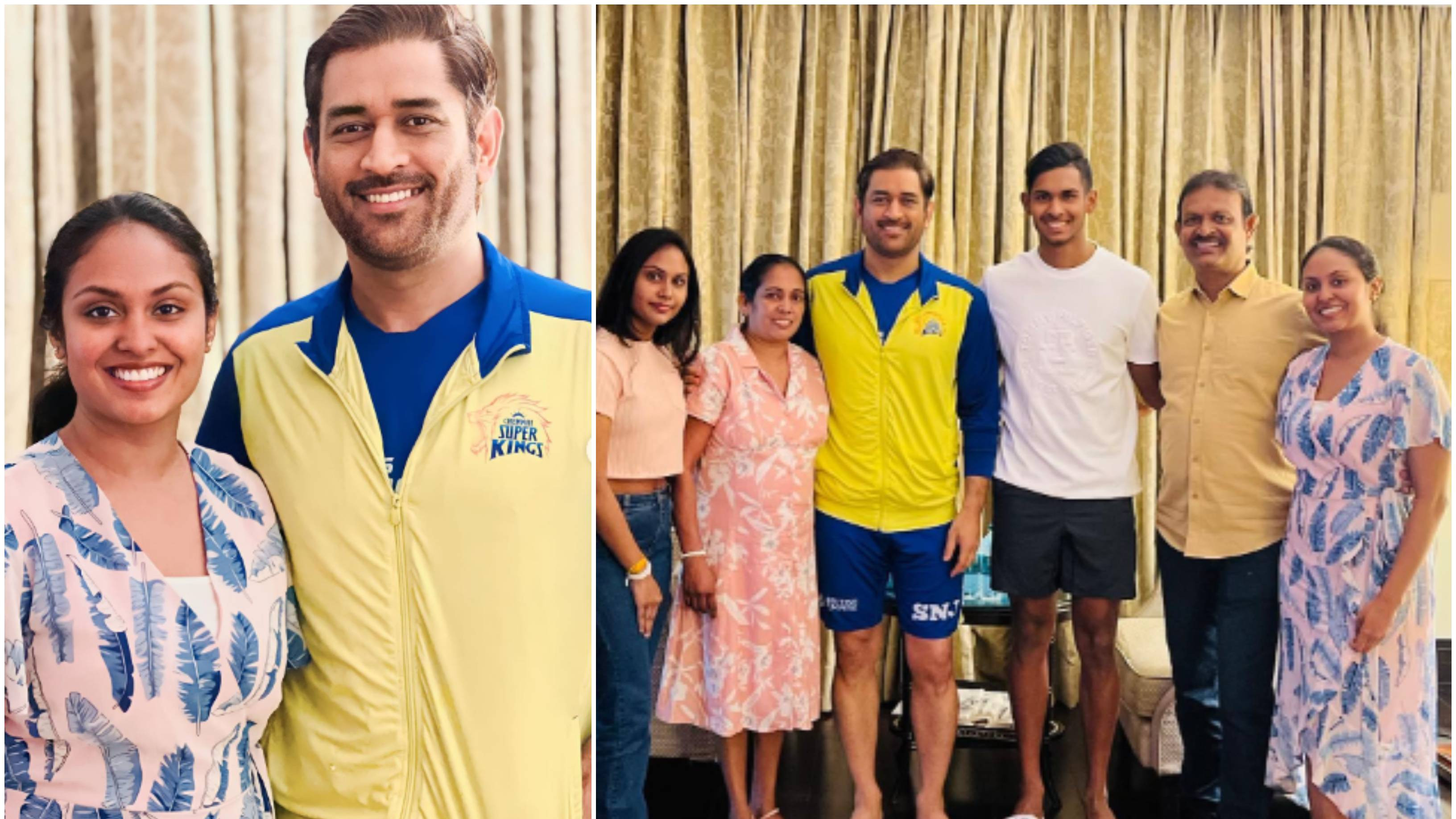 IPL 2023: ‘Pathirana is in safe hands,’ says sister Vishuka after CSK skipper MS Dhoni meets Sri Lanka pacer’s family