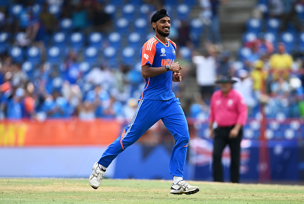 Arshdeep Singh is the highest wicket-taker for India in T20 World Cup 2024.| Getty