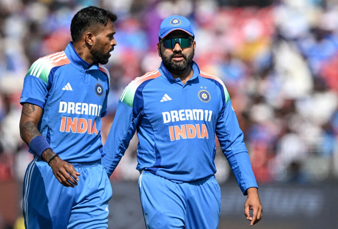Hardik Pandya and Rohit Sharma | Getty