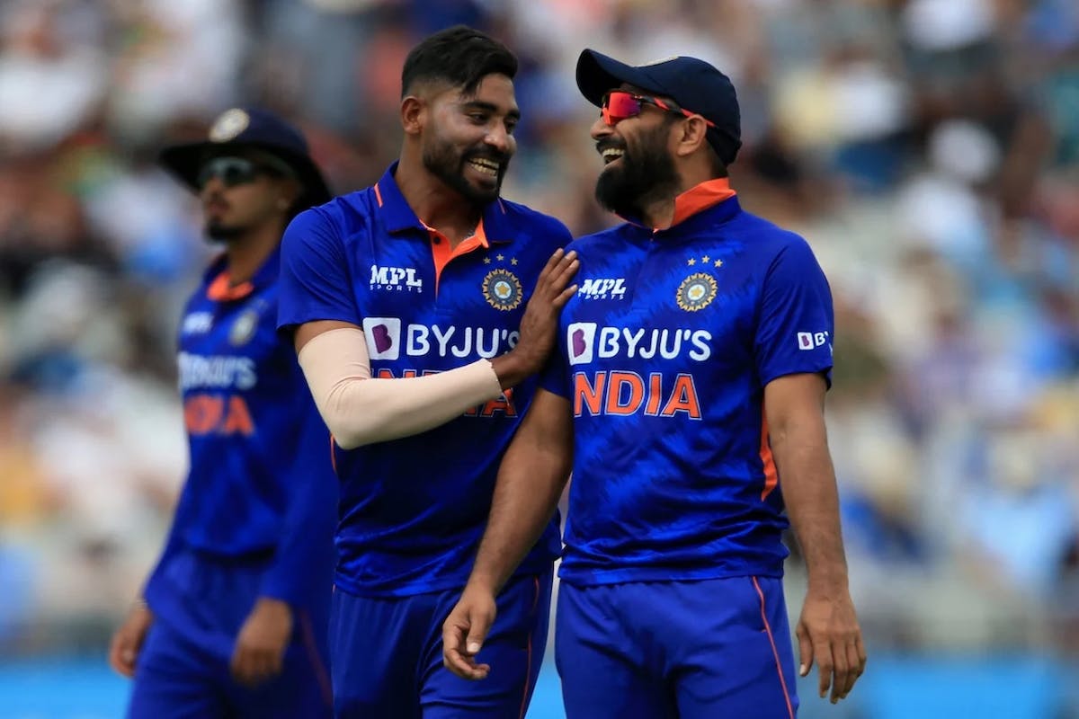 Mohammed Siraj and Mohammad Shami | AFP