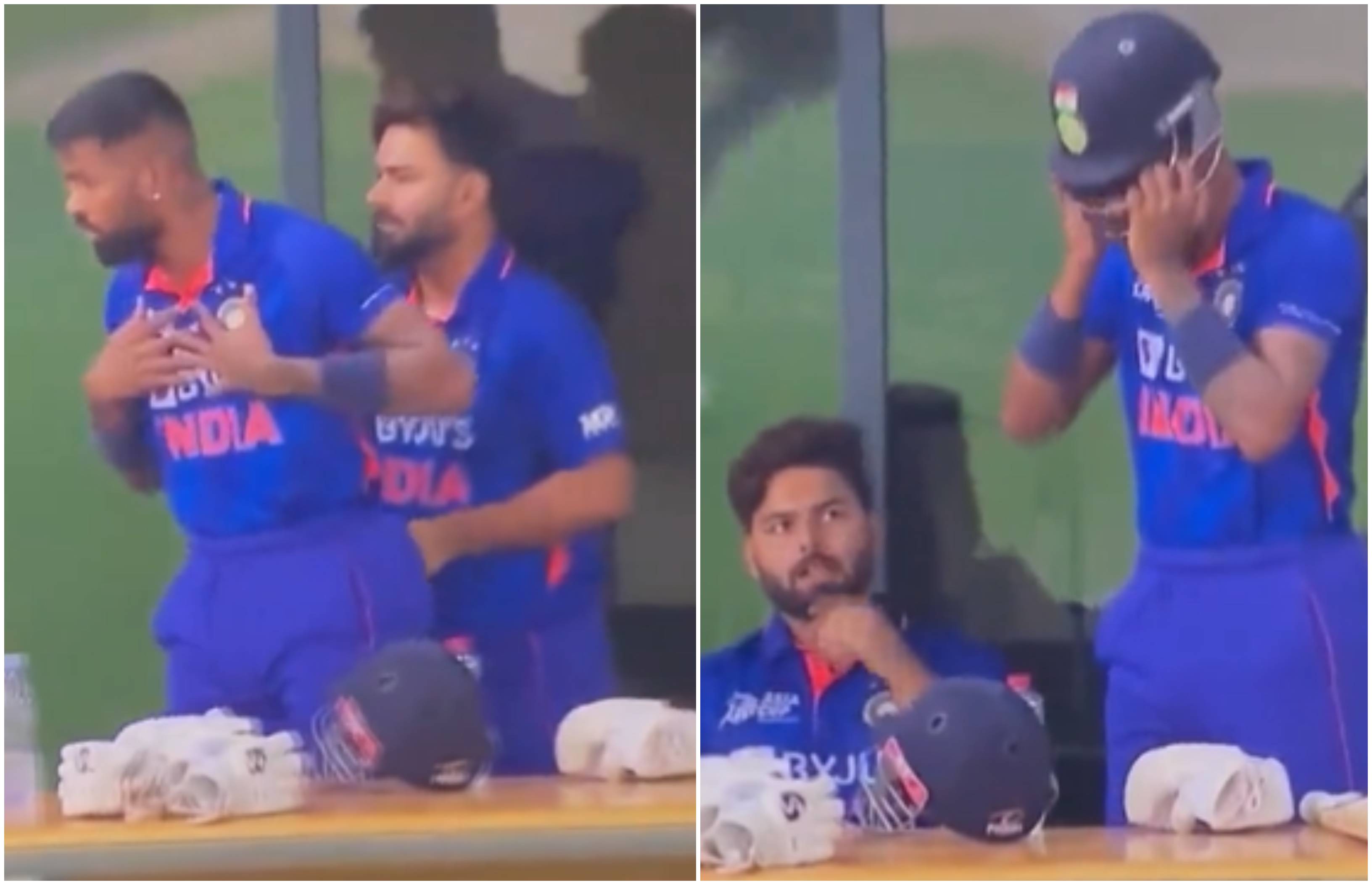 Rishabh Pant and Hardik Pandya | Screengrab