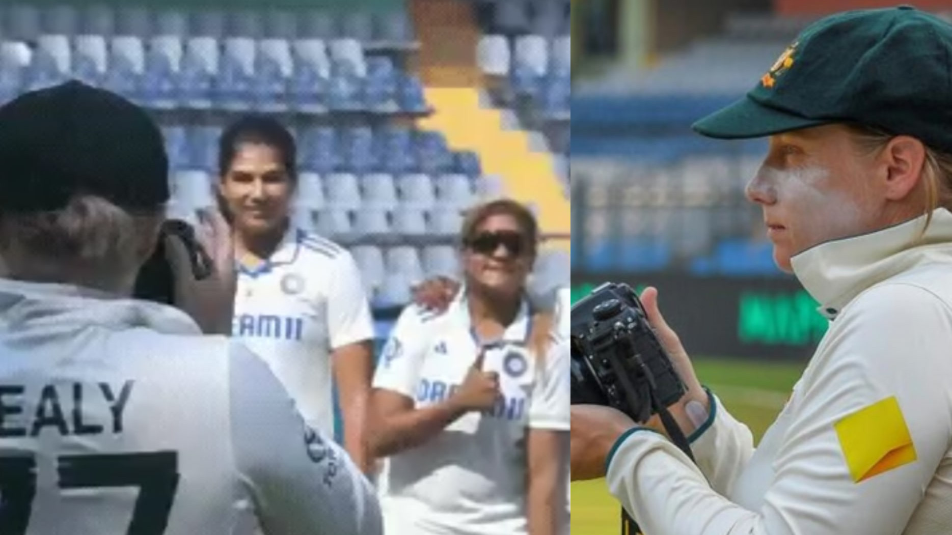 WATCH- Alyssa Healy reveals why she was taking photos of Indian women’s team with the trophy