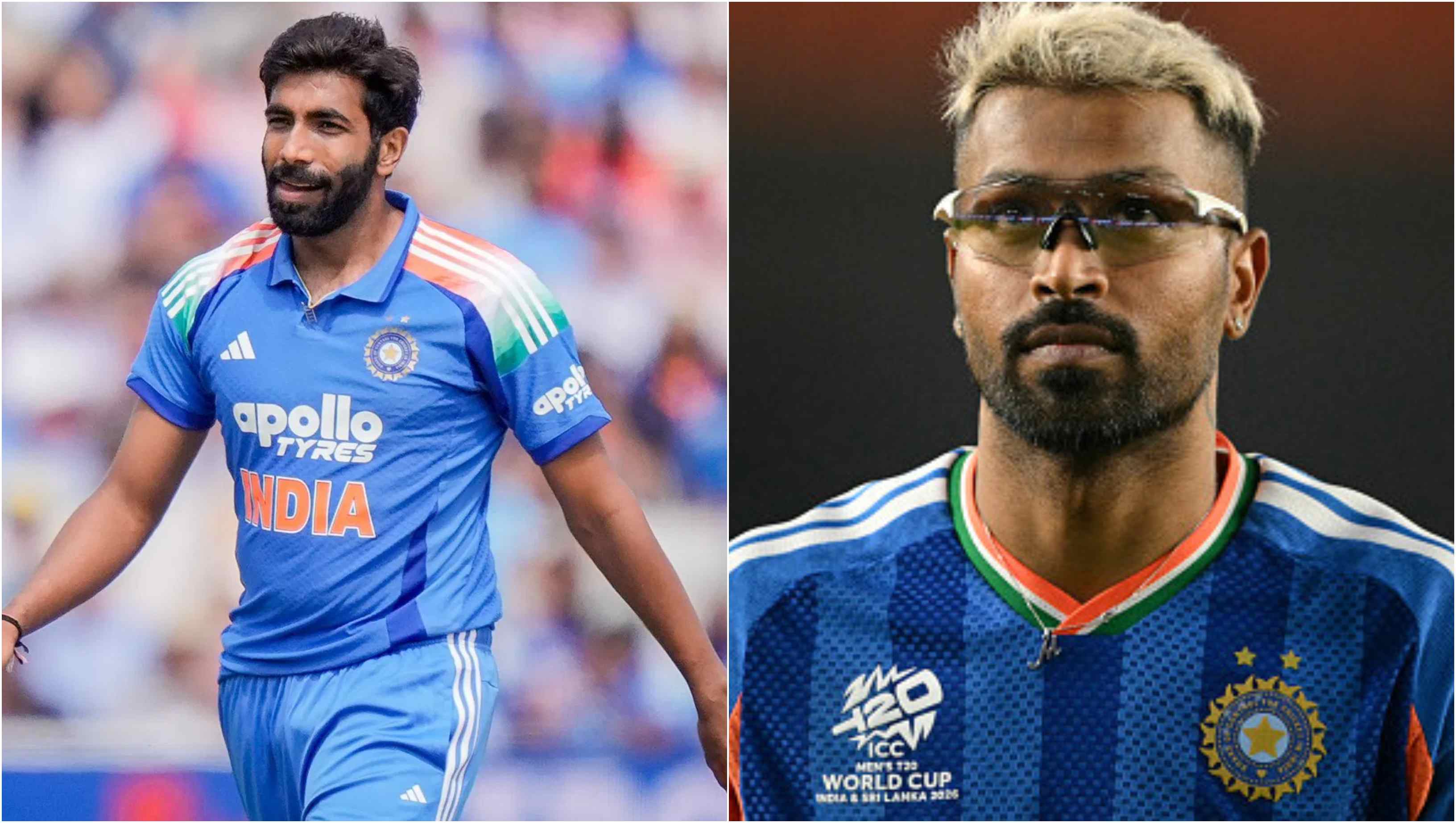 Jasprit Bumrah and Hardik Pandya | Getty