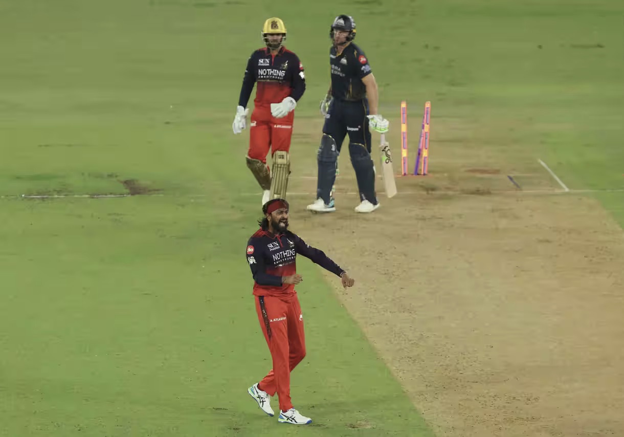 Krunal Pandya celebrates after getting Jos Buttler stumped | BCCI-IPL