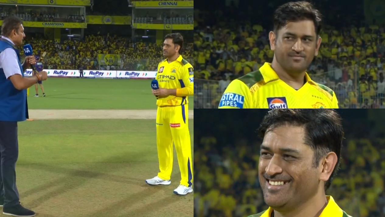 IPL 2025: WATCH- MS Dhoni smiles at Ravi Shastri’s playful ‘uncapped’ remark during toss