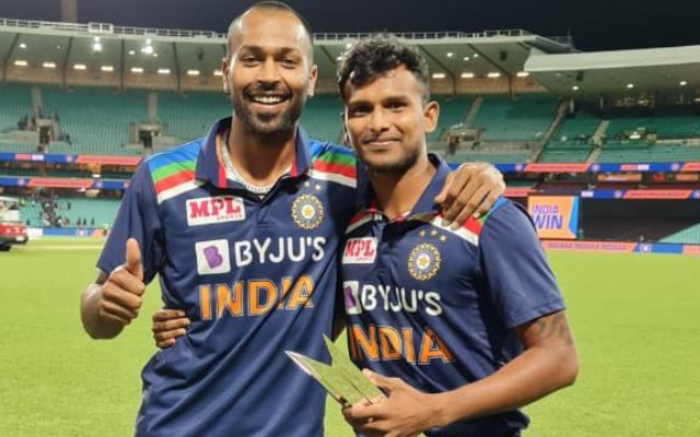 Hardik Pandya and T Natarajan | Twitter