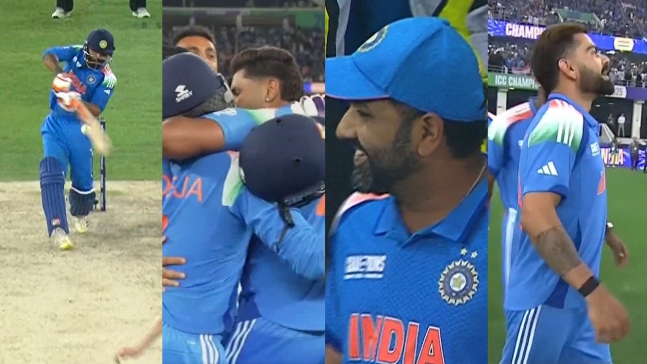 CT 2025: WATCH- Team India winning moments as they celebrate third Champions Trophy title victory