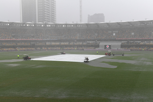 Rain at the Gabba | Getty