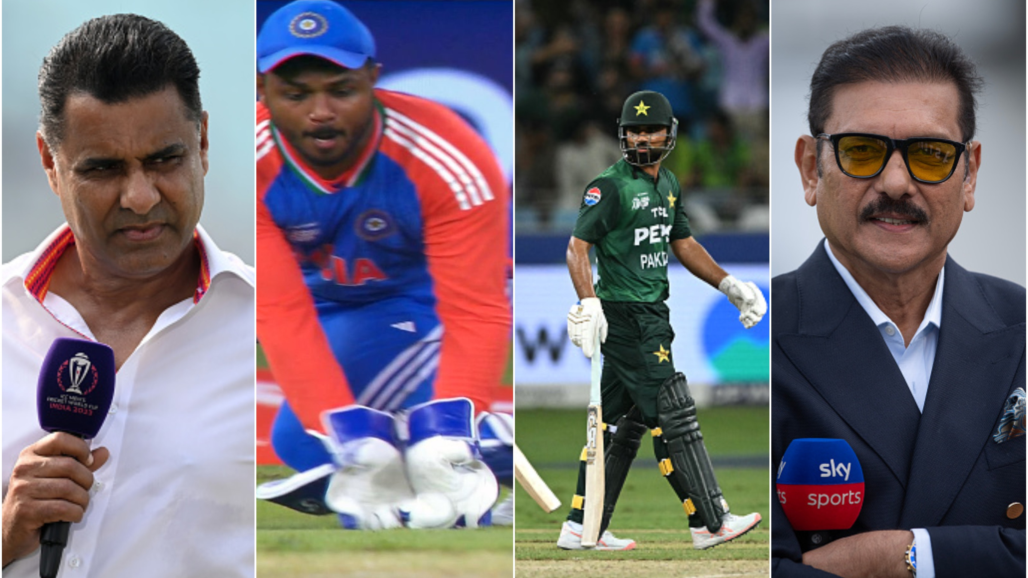 Asia Cup 2025: WATCH – Fakhar Zaman shakes his head in disbelief after being given out; Waqar, Shastri disagree over TV umpire’s verdict