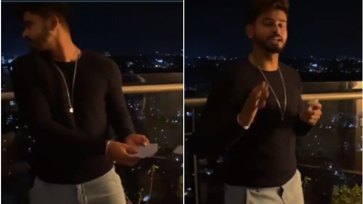 WATCH - Shreyas Iyer performs a magic trick with cards in quarantine due to Coronavirus