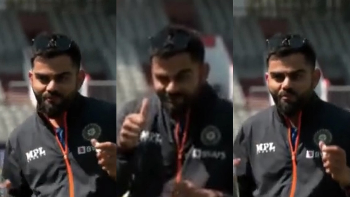 ENG v IND 2022: WATCH- Virat Kohli dances, makes a funny gesture at camera ahead of 3rd ODI