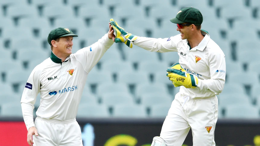 George Bailey and Tim Paine for Tasmania | Getty