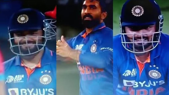 Asia Cup 2022: WATCH - ‘Sab control mein hai?”- Rishabh asks Karthik after he gets hit for two sixes