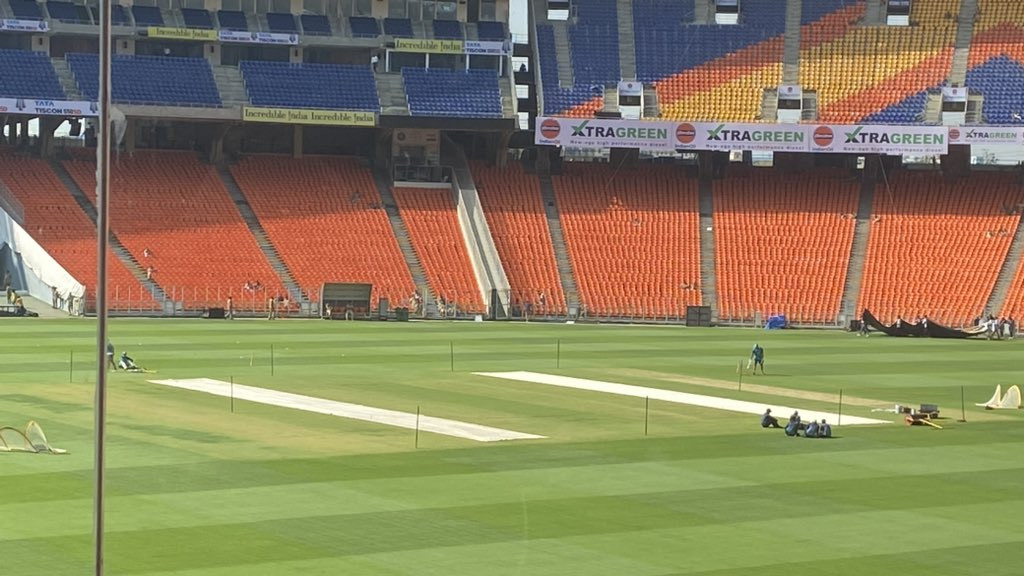 IND v AUS 2023: Pictures of Ahmedabad pitch emerge on social media, both teams in dilemma over the nature of track