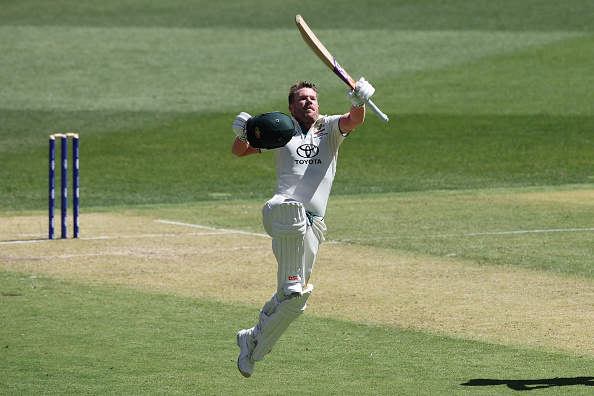 David Warner celebrates his 26th Test ton | Getty