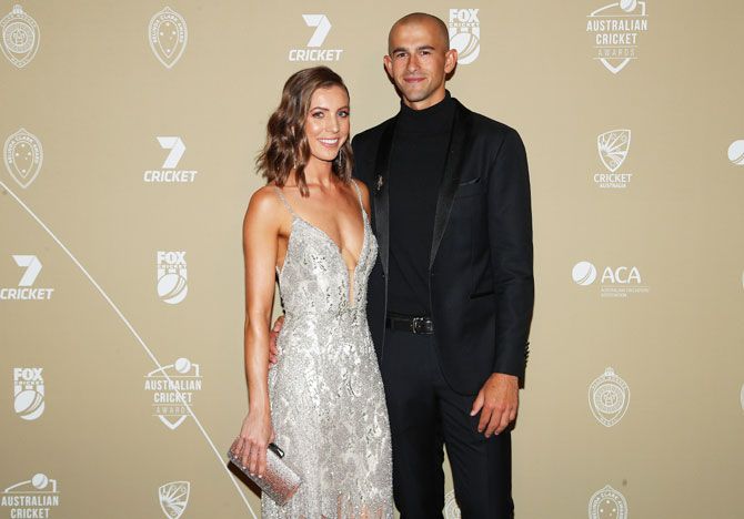 Ashton Agar with partner Madeleine Hays | Twitter