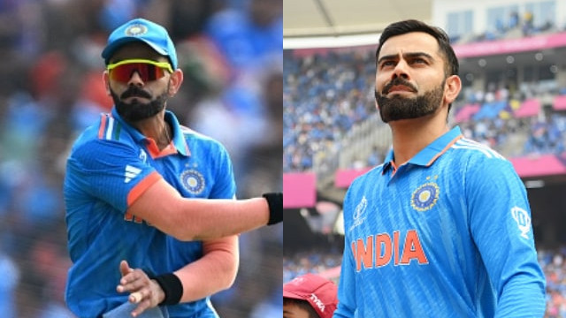 CWC 2023: Virat Kohli sports wrong India jersey against Pakistan, picture goes viral