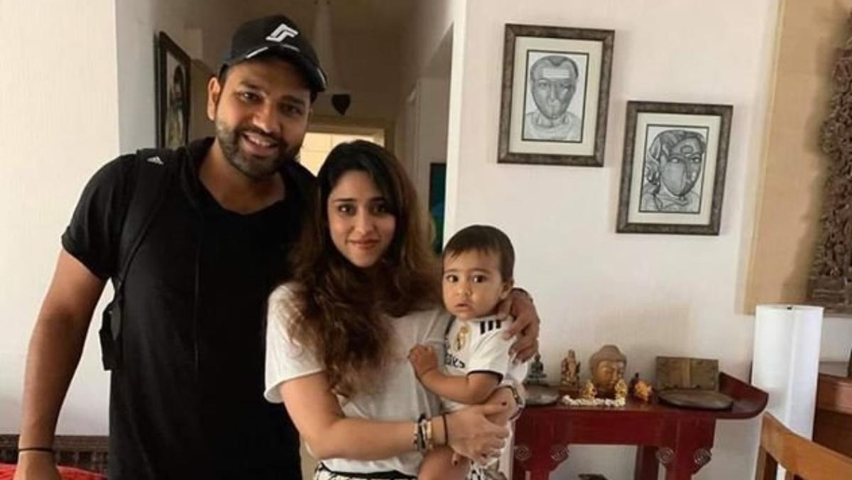 Rohit Sharma with his family | Instagram