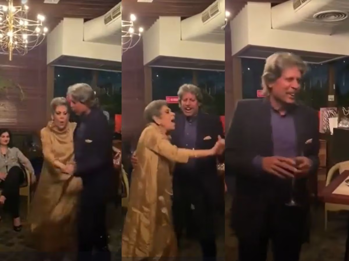 Kapil Dev dancing with wife Romi  | Instagram