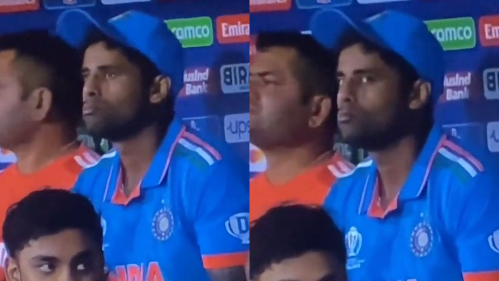 CWC 2023: WATCH - ‘Pakda gaya’ Suryakumar Yadav reacts to hilarious viral clip of him eating in the dugout