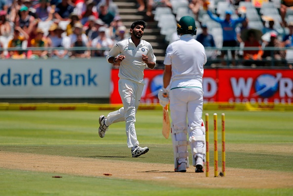 Jasprit Bumrah dismissed AB de Villiers for his 1st Test wicket | Getty