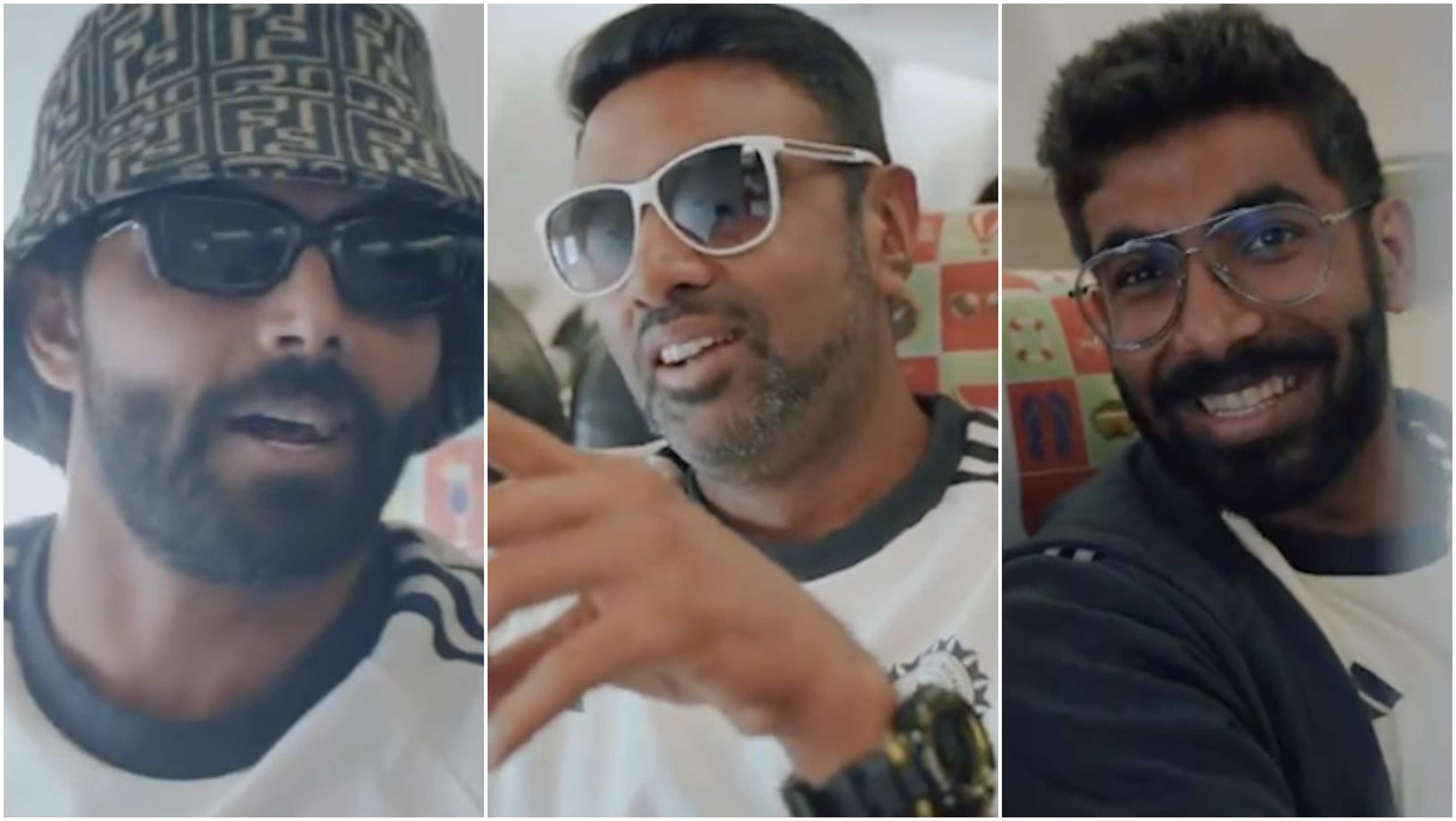 Ravindra Jadeja, R Ashwin and Jasprit Bumrah | BCCI