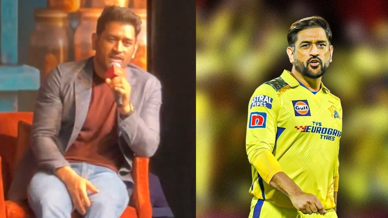 WATCH- 'You'll know whether I’ll be playing or not in a while'- MS Dhoni on his CSK future and IPL 2026