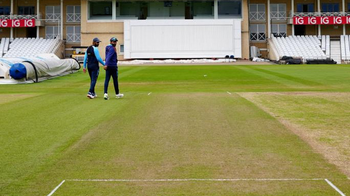 ENG v IND 2021: BCCI shares first look of pitch at Trent Bridge 