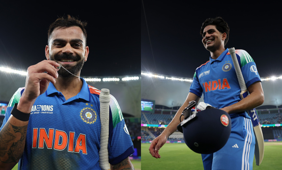 Both Kohli and Shubman have scored unbeaten tons in the Champions Trophy 2025 | Getty