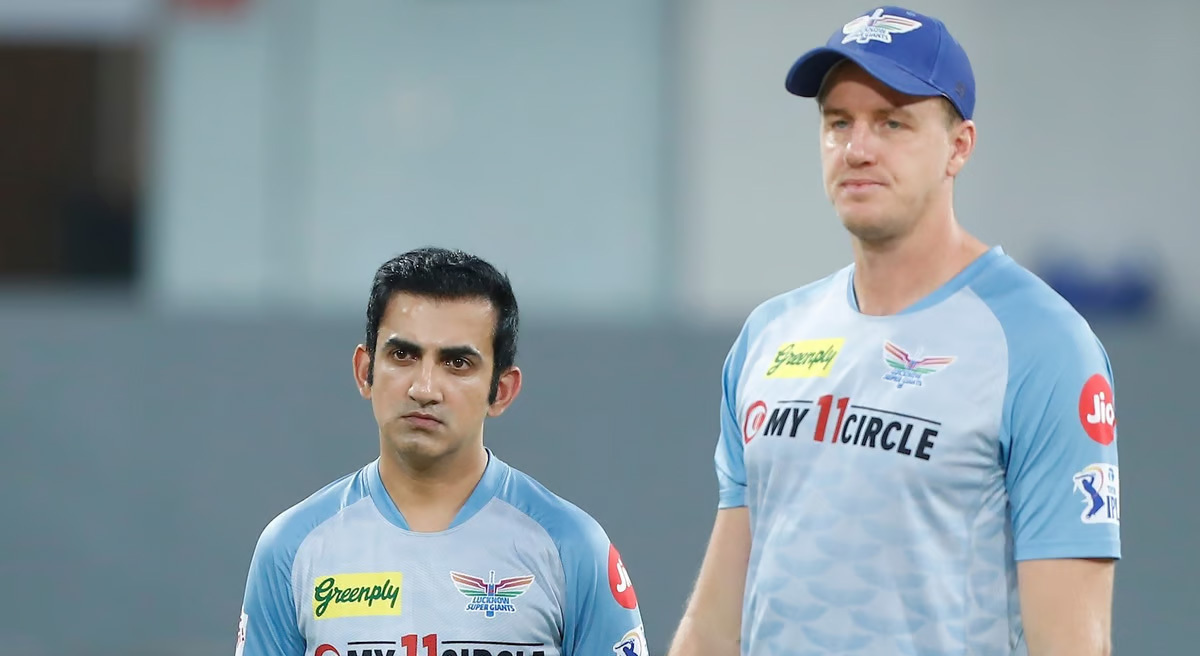 Morne Morkel and Gautam  Gambhir | LSG X