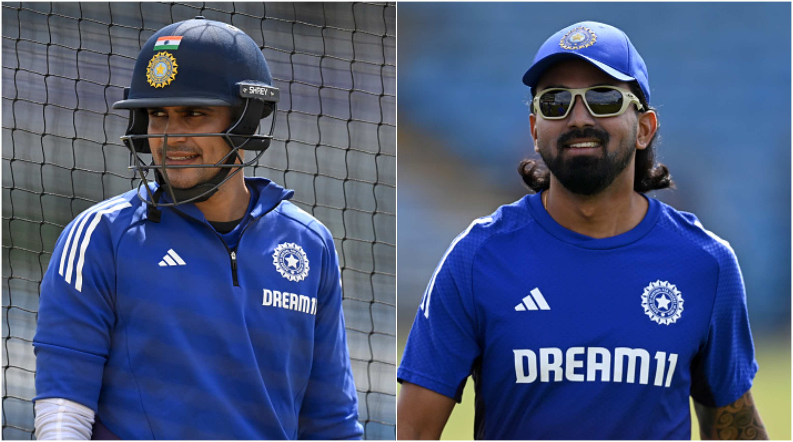 Shubman Gill and KL Rahul | Getty