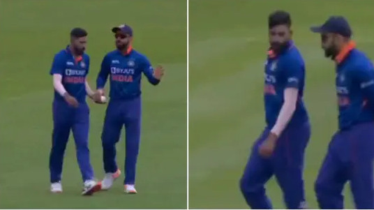 ENG v IND 2022: WATCH- Virat Kohli’s advice to Mohammed Siraj works as he dismisses Joe Root for a duck