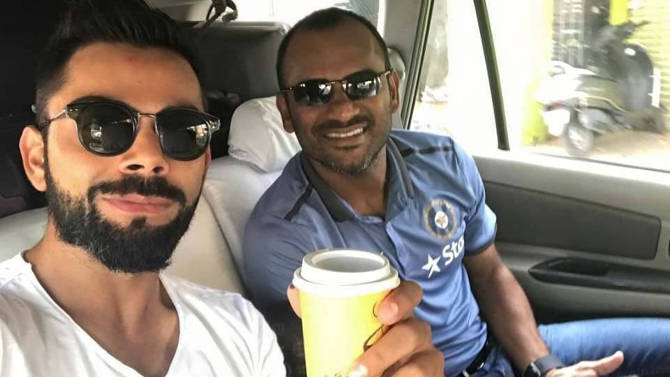 R Sridhar spent seven years with Virat Kohli as part of Indian team dressing room | X