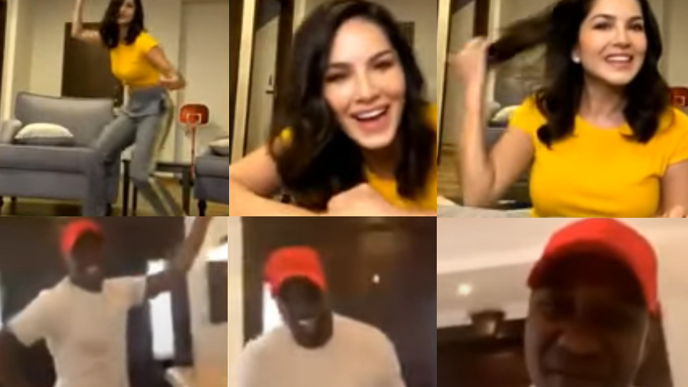 WATCH: Dwayne Bravo makes Sunny Leone dance to his hit number