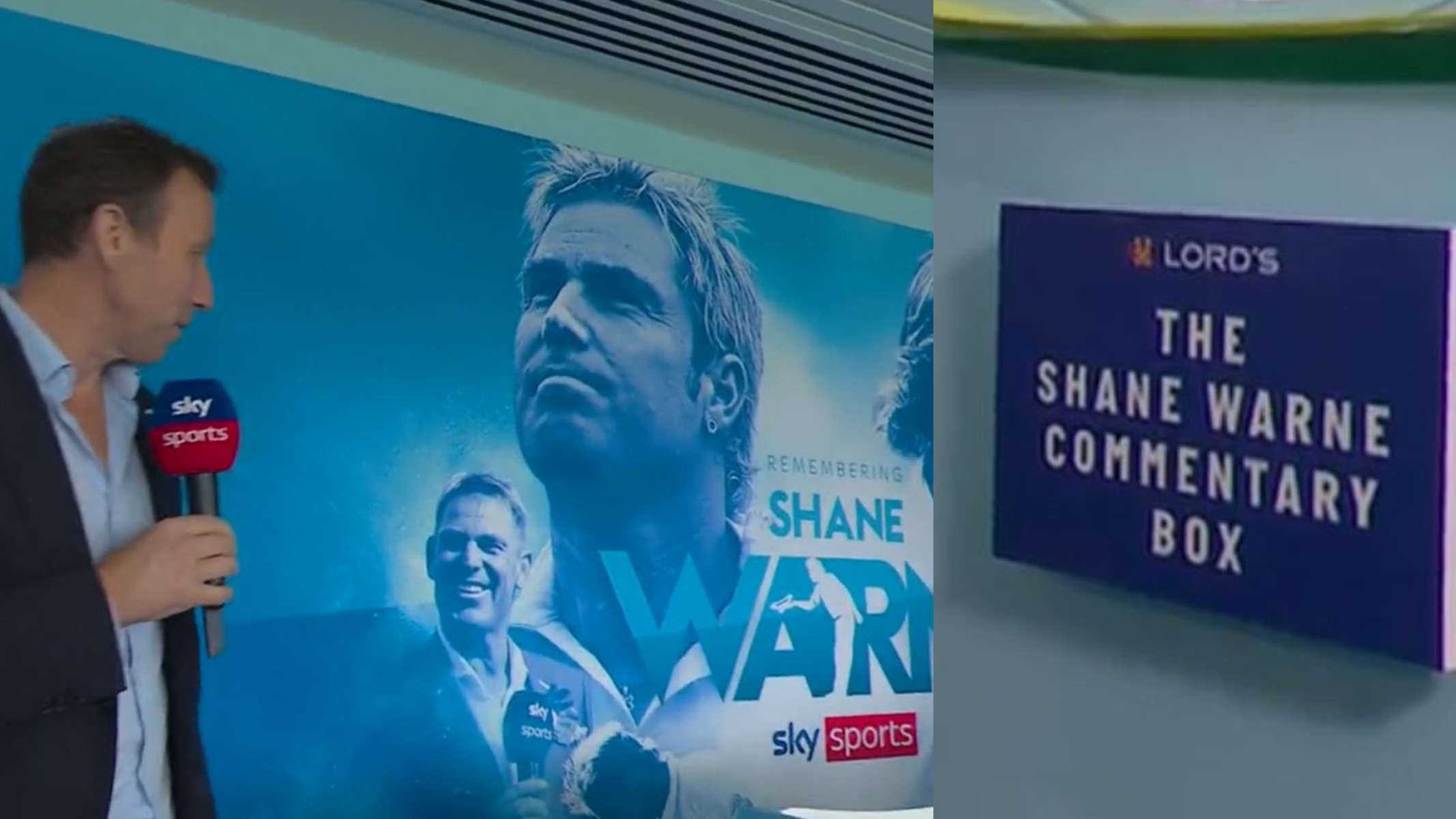 ENG v NZ 2022: Sky Sports commentary box at Lord’s officially renamed after late Shane Warne 