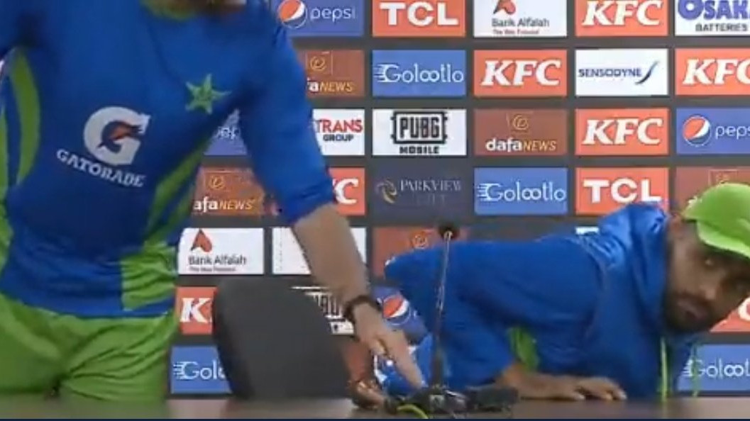 PAK v NZ 2022-23: WATCH - Babar Azam's annoyed reaction after journo complains about him walking away from presser