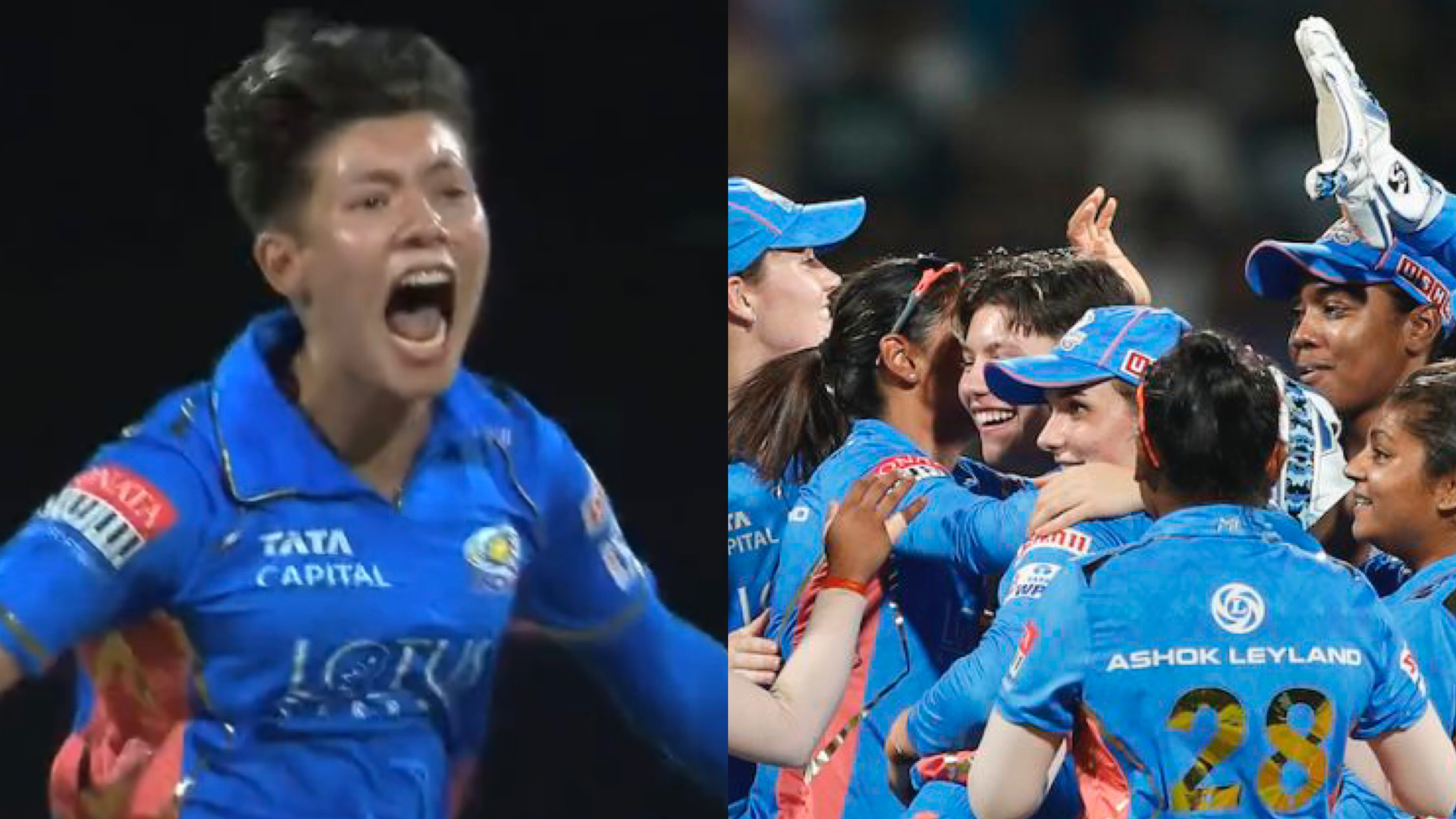 WPL 2023: WATCH - Issy Wong takes hat-trick as MI crush UPW by 72 runs in Eliminator