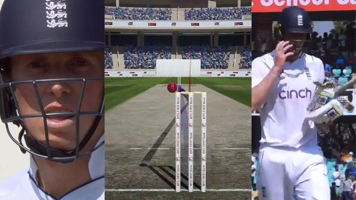 Zak Crawley was left stunned at the umpire's call DRS decision against him | X