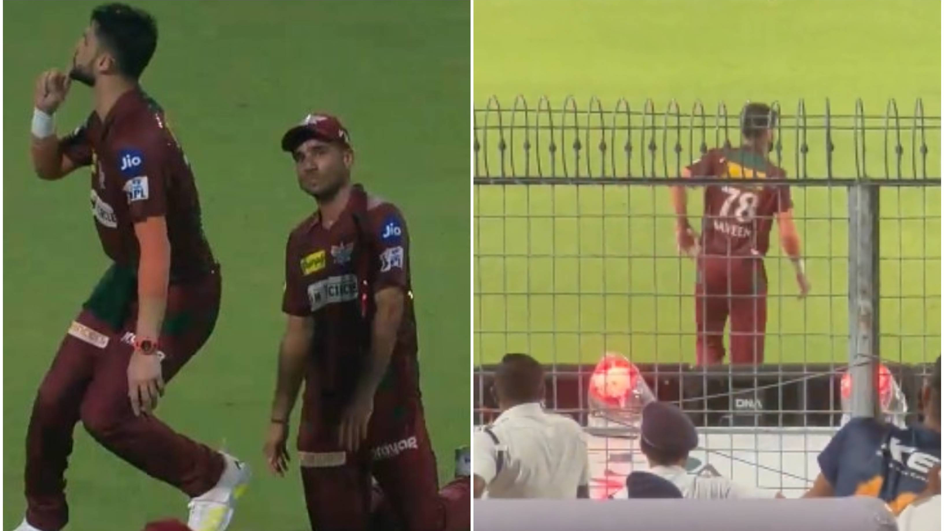IPL 2023: WATCH – Naveen-ul-Haq silences Eden Gardens crowd after being heckled by them with ‘Kohli, Kohli’ chants