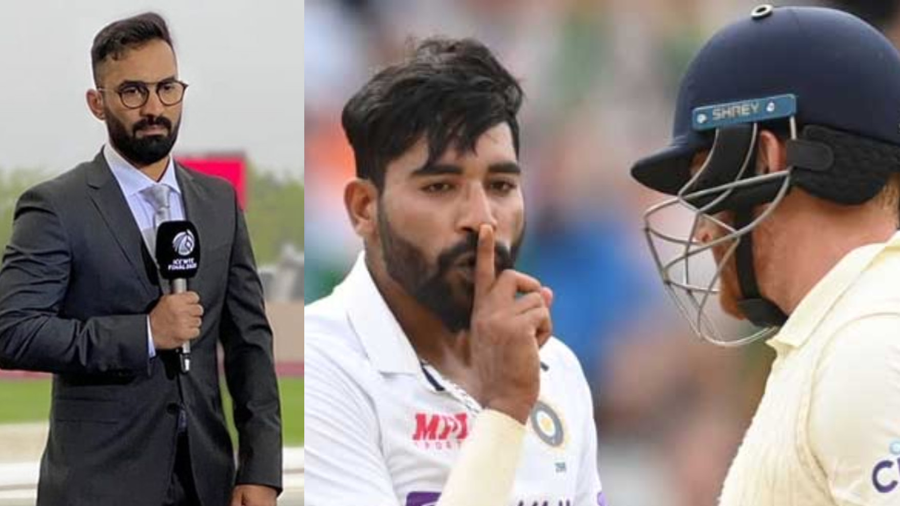 ENG v IND 2021: Mohammed Siraj shushing Jonny Bairstow was unnecessary, he’ll learn from it- Dinesh Karthik