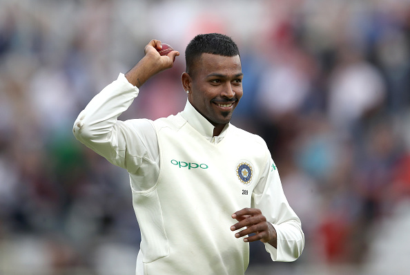 Hardik Pandya picked a fifer in Nottingham Test in 2018 | Getty 