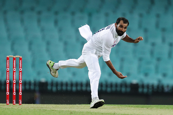 Shami came in to bowl in the 9th over of the match | Getty Images