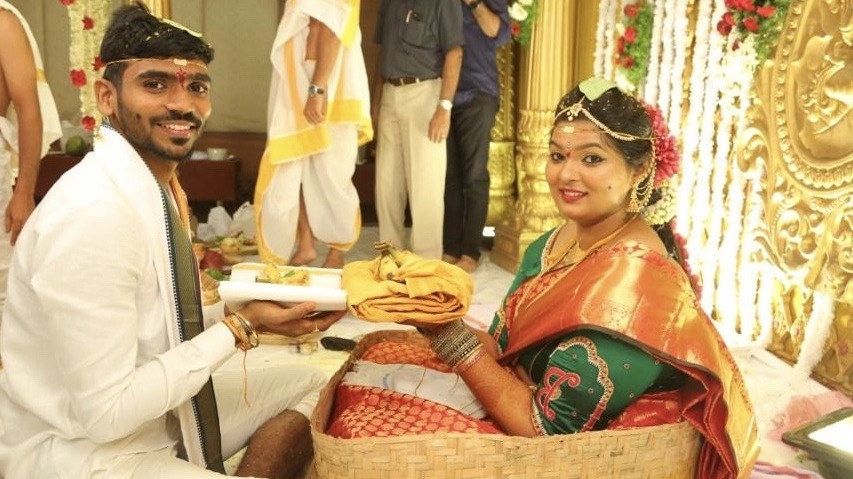 PICS: KS Bharat ties the wedding knot with Anjali